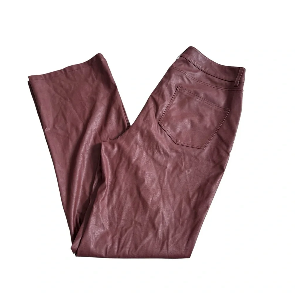 Anthropologie The Ya-Ya Vegan Leather Pant - Picture 7 of 14